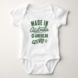 Made In Australia With American Parts Baby Bodysuit