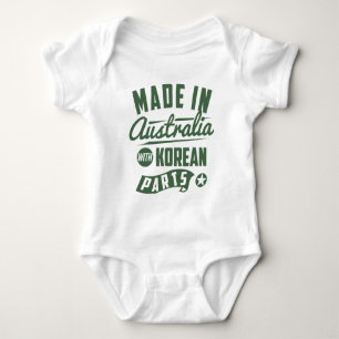 Made In Australia With Korean Parts Baby Bodysuit