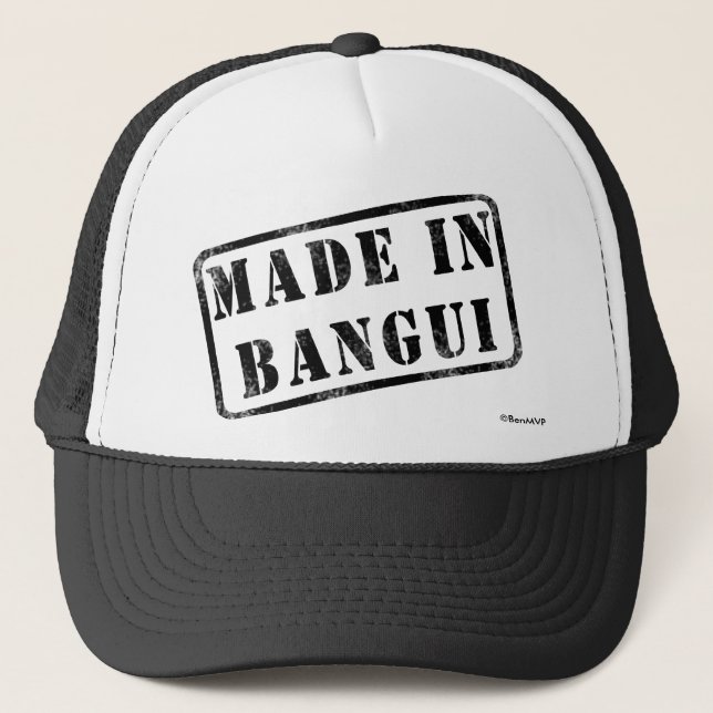 Made in Bangui Trucker Hat (Front)