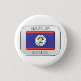 Made in Belize 1 Inch Round Button