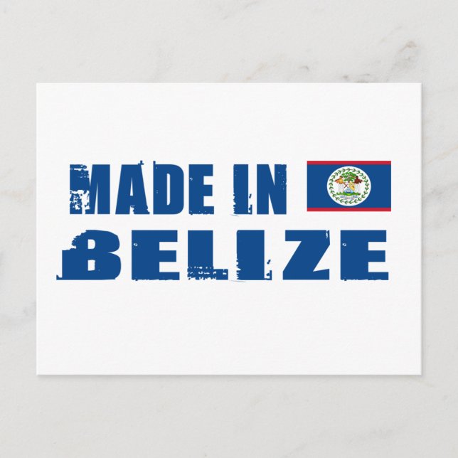 Made in Belize Postcard (Front)