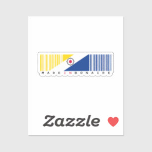 Made in Bonaire Barcode Flag