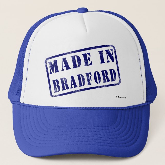 Made in Bradford Trucker Hat (Front)
