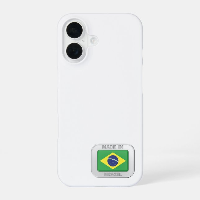 Made in Brazil iPhone 16 Case (Back)