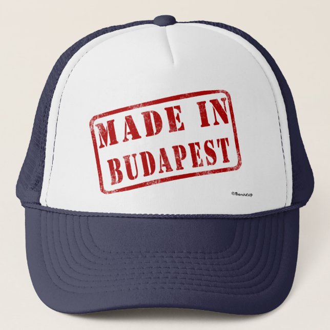 Made in Budapest Trucker Hat (Front)