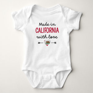 Made in California with Love Baby Bodysuit