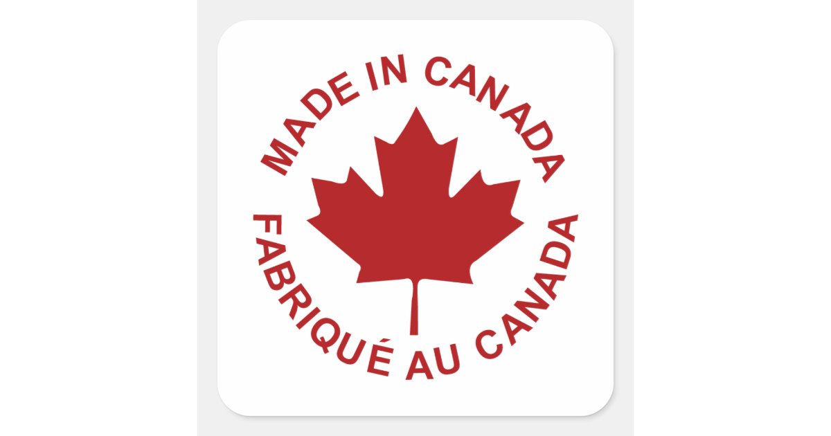 Made In Canada Sticker Zazzle