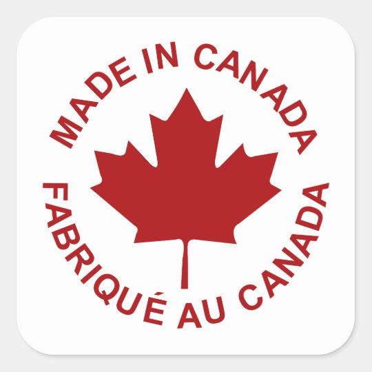 Made In Canada Sticker | Zazzle.ca