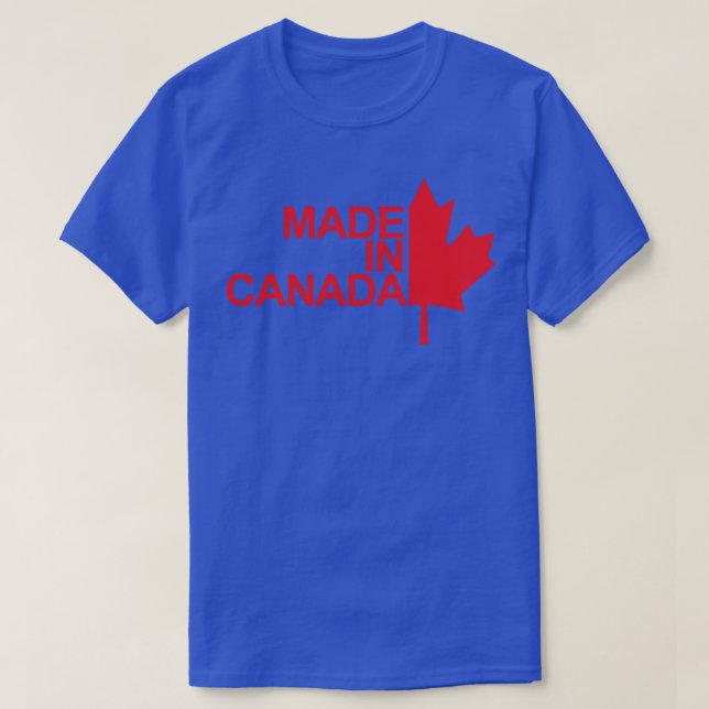 Made In Canada T-Shirt (Design Front)