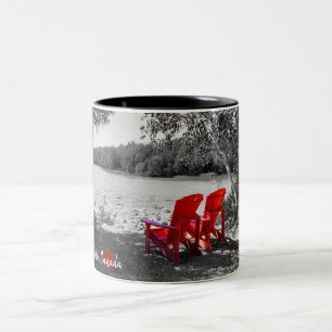 Made in Canada-The view Two-Tone Coffee Mug