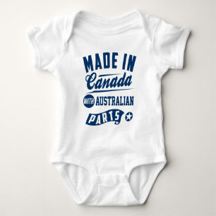 Made In Canada With Australian Parts Baby Bodysuit