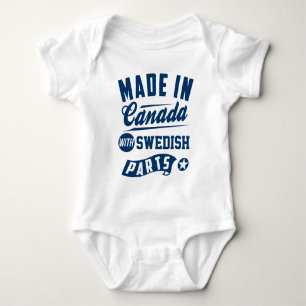 Made In Canada With Swedish Parts Baby Bodysuit