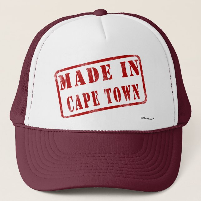 Made in Cape Town Trucker Hat (Front)
