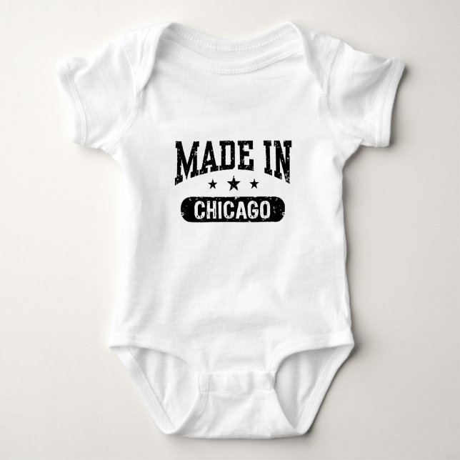 Made in Chicago Baby Bodysuit (Front)