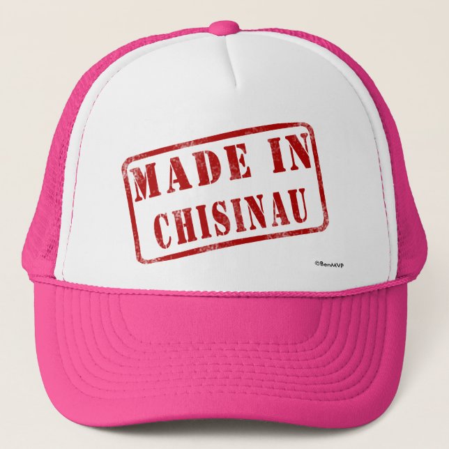 Made in Chisinau Trucker Hat (Front)