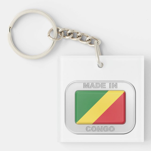 Made in Congo Keychain (Front)