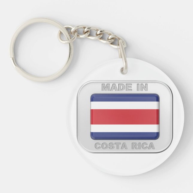 Made in Costa Rica Keychain (Front)