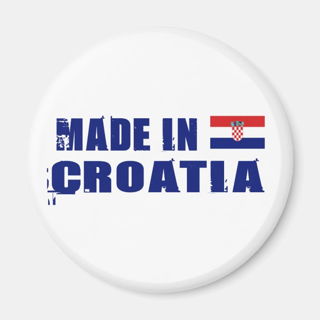 Made in Croatia Magnet (Front)