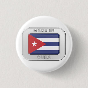 Made in Cuba 1 Inch Round Button