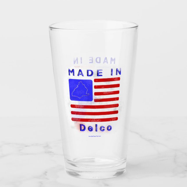 Made in Delco Glass (Front)