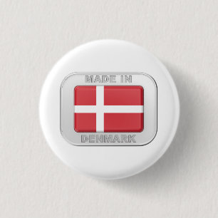 Made in Denmark 1 Inch Round Button