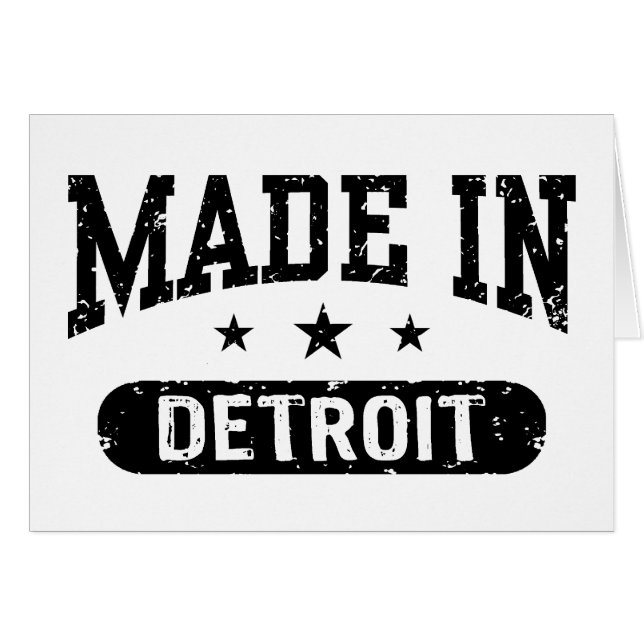 Made In Detroit (Front Horizontal)