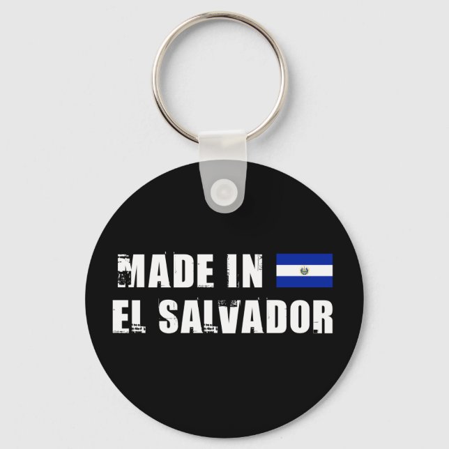 Made in El Salvador Keychain (Front)