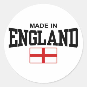 Made In England Classic Round Sticker