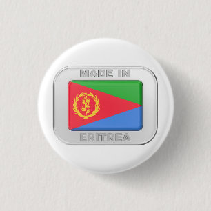 Made in Eritrea 1 Inch Round Button