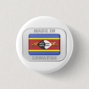 Made in Eswatini 1 Inch Round Button