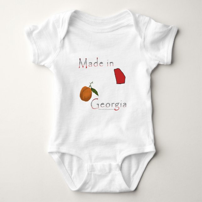 Made in Georgia Baby Bodysuit (Front)