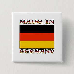 Made in Germany 2 Inch Square Button