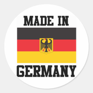 Made In Germany Classic Round Sticker