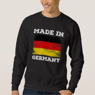 Made In Germany With German Flag Graphic Designs Sweatshirt