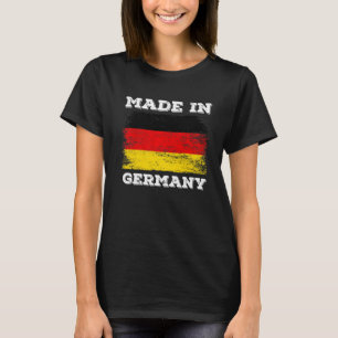 Made In Germany With German Flag Graphic Designs T-Shirt