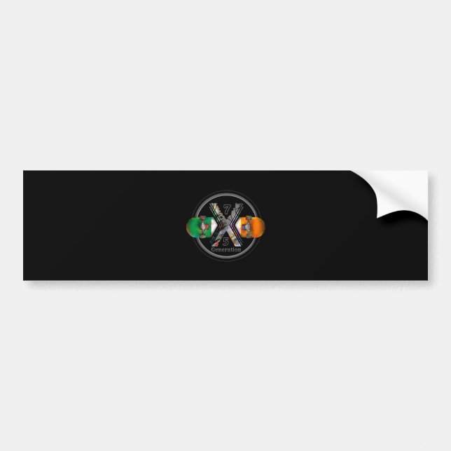 Made in Ireland 1975 Bumper Sticker (Front)
