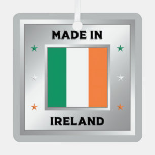 Made In Ireland Metal Ornament