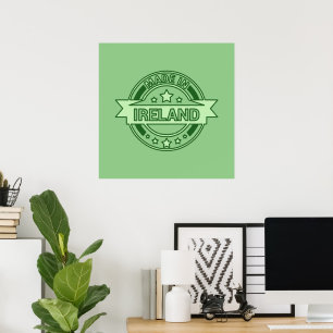Made in Ireland St Patrick's day Poster