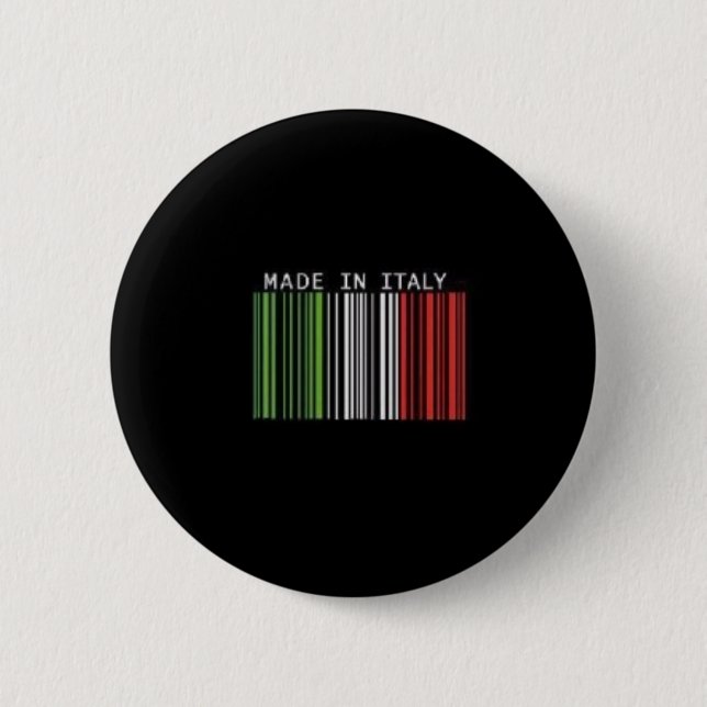 Made In Italy 2 Inch Round Button (Front)