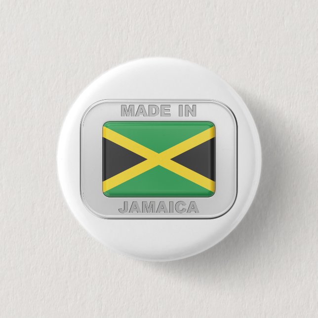 Made in Jamaica 1 Inch Round Button (Front)