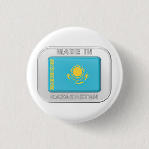 Made in Kazakhstan 1 Inch Round Button