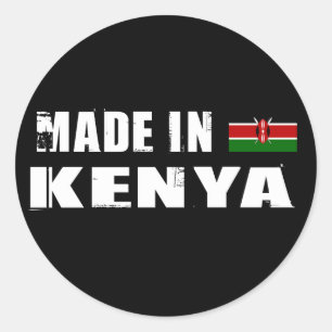 Made in Kenya Classic Round Sticker