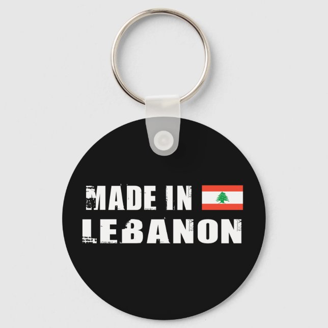 Made in Lebanon Keychain (Front)