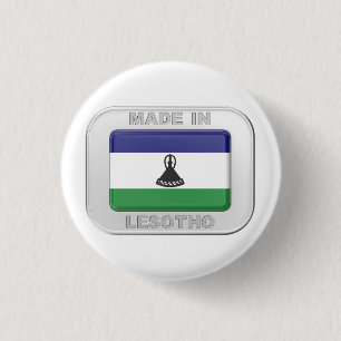 Made in Lesotho 1 Inch Round Button