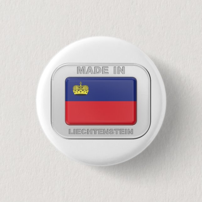Made in Liechtenstein 1 Inch Round Button (Front)