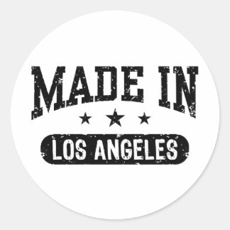 Made in Los Angeles Classic Round Sticker