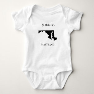 Made in Maryland MD Baby Bodysuit