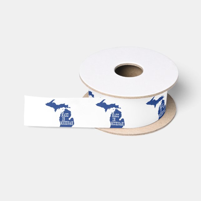 Made In Michigan Satin Ribbon (Spool)