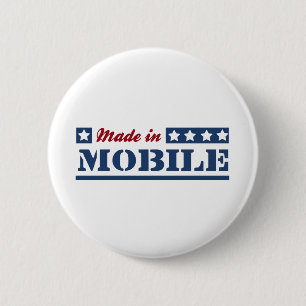 Made in Mobile 2 Inch Round Button