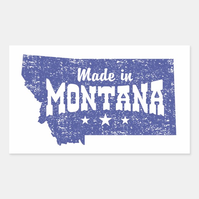 Made In Montana Sticker (Front)